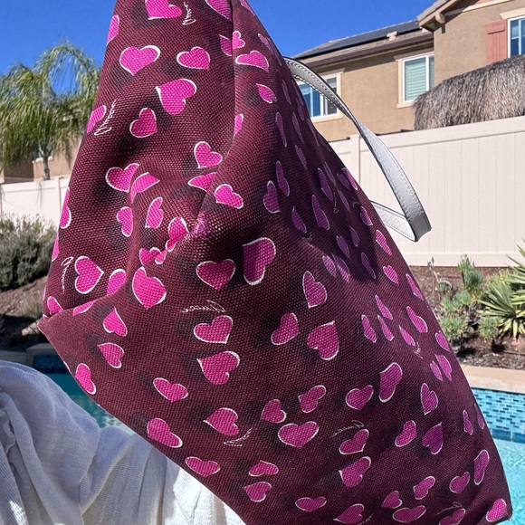 Gucci Heart Tote Limited Edition bordeaux and pink with COA - Picture 14 of 17